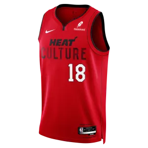 Alec Burks Nike HEAT Culture: Blood Red Swingman Jersey