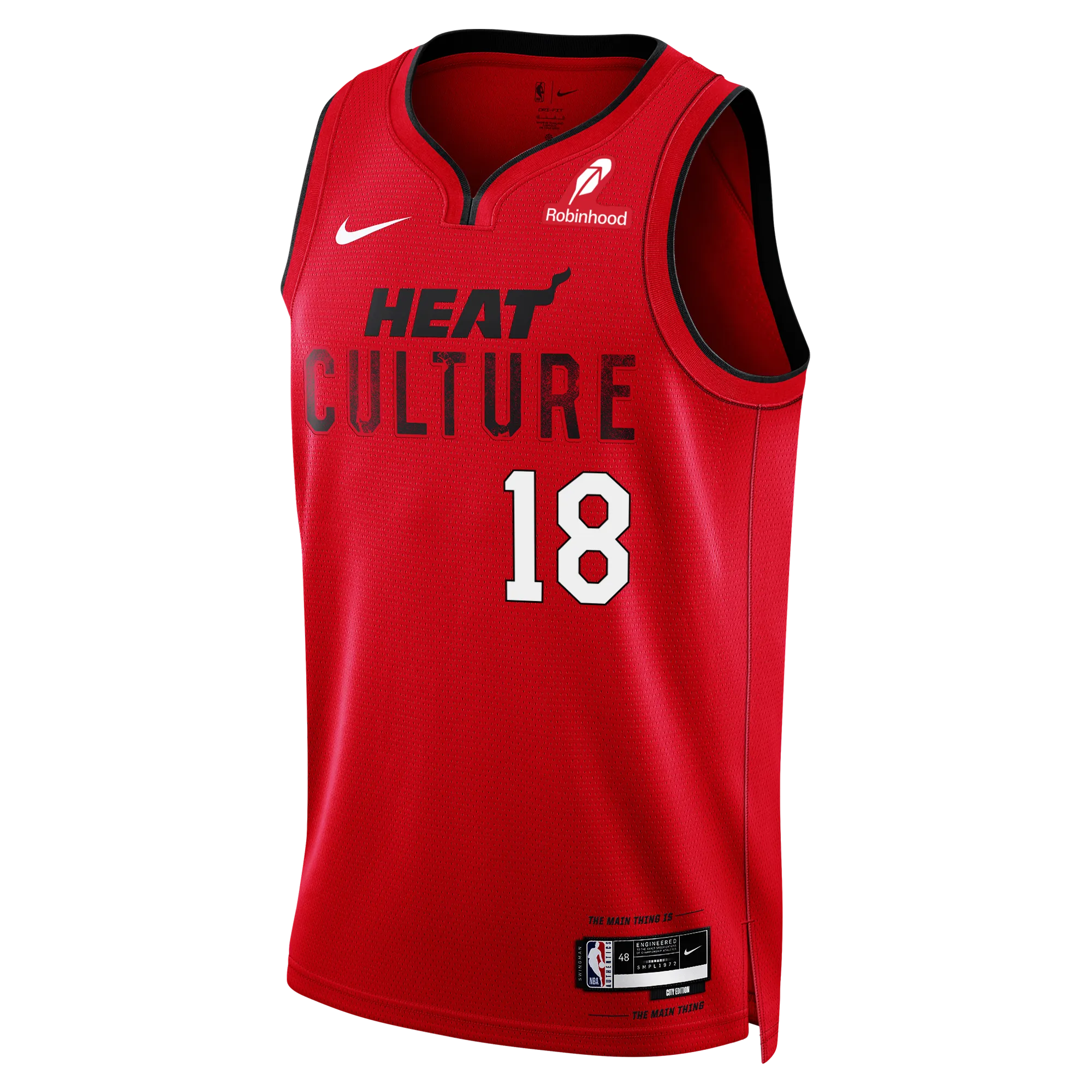 Alec Burks Nike HEAT Culture: Blood Red Swingman Jersey