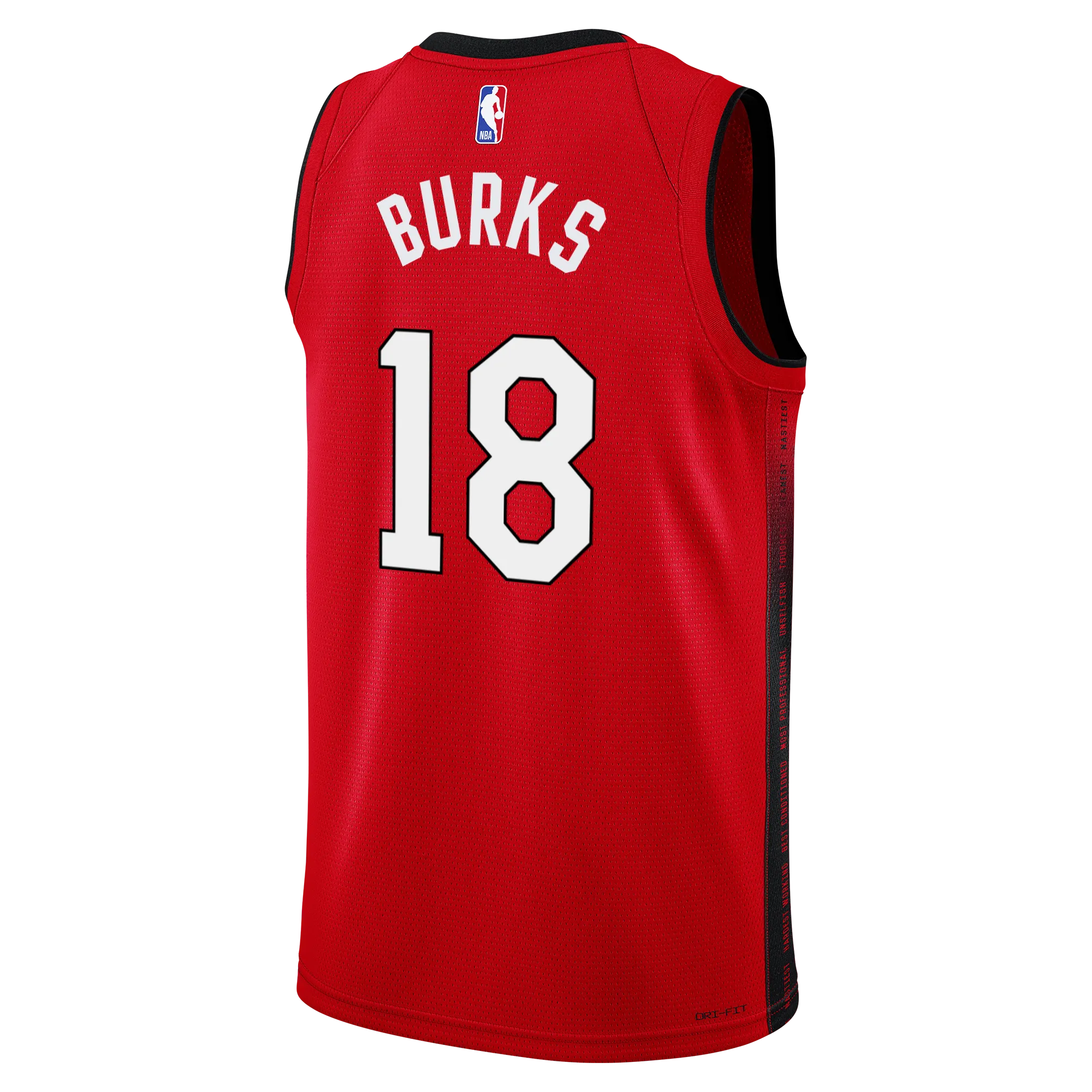 Alec Burks Nike HEAT Culture: Blood Red Swingman Jersey