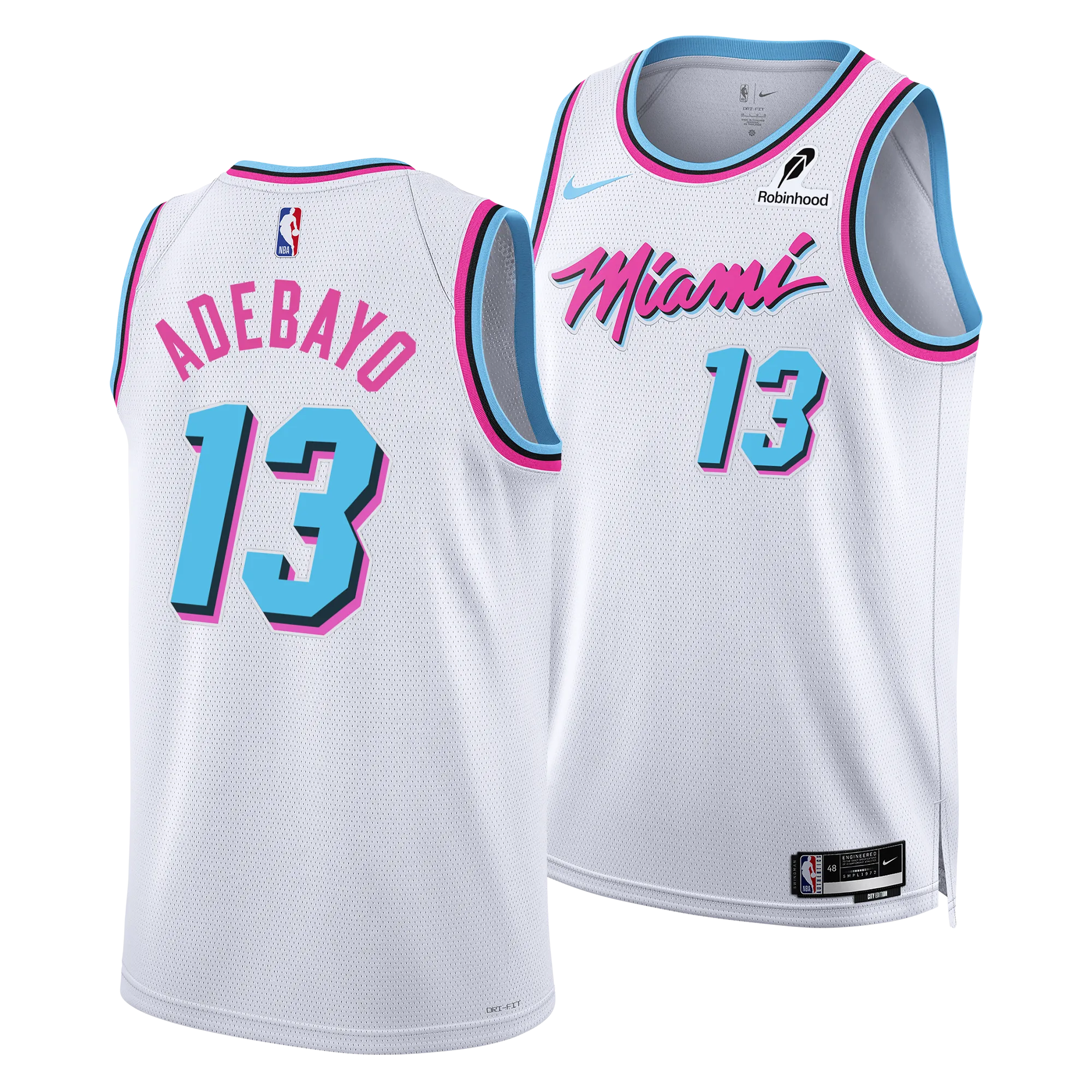 Bam Adebayo Nike Original Vice Swingman Jersey