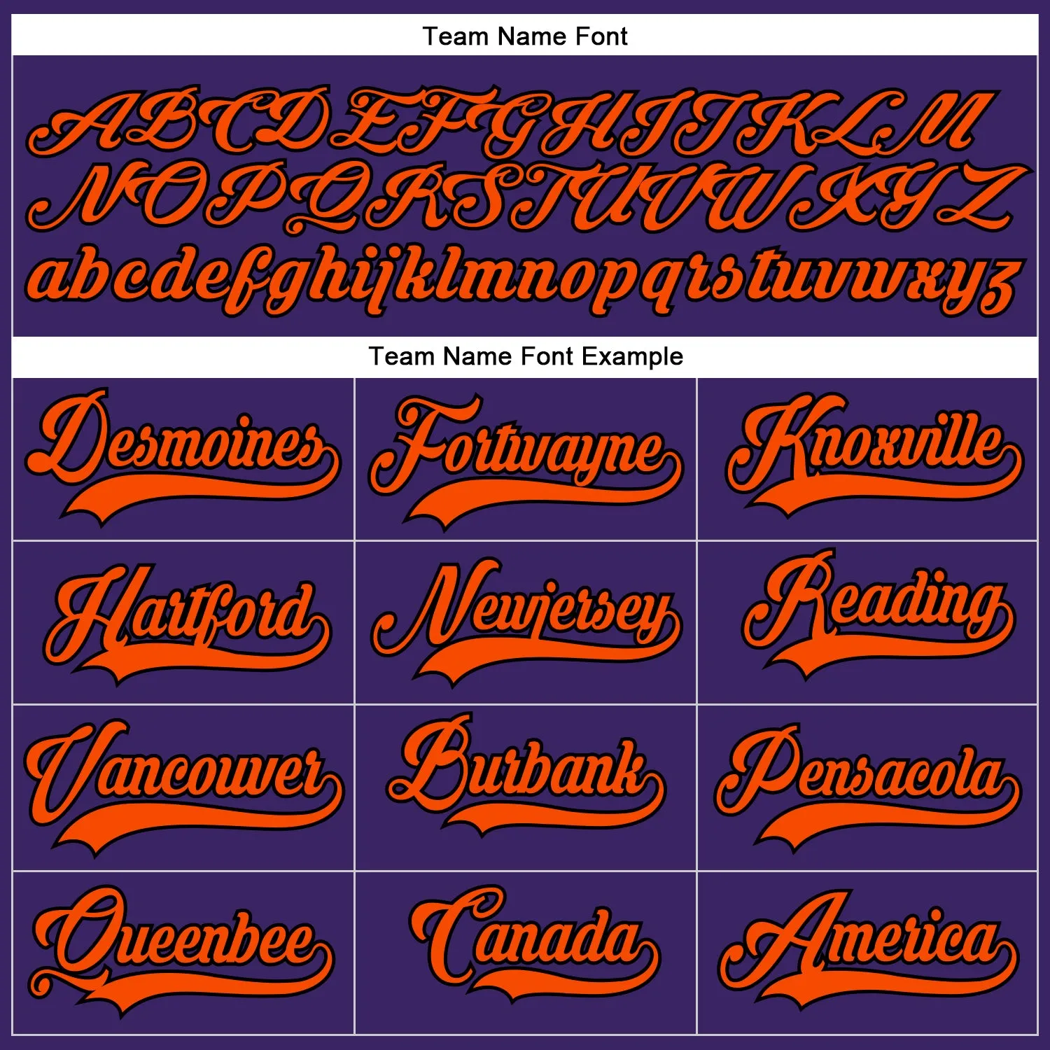 Custom Purple Orange-Black Hockey Lace Neck Jersey