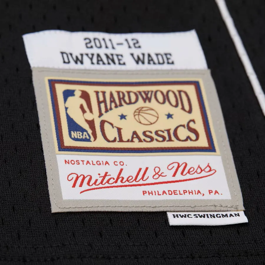 Dwyane Wade Mitchell & Ness Miami HEAT 2011-12 Alternate Jersey