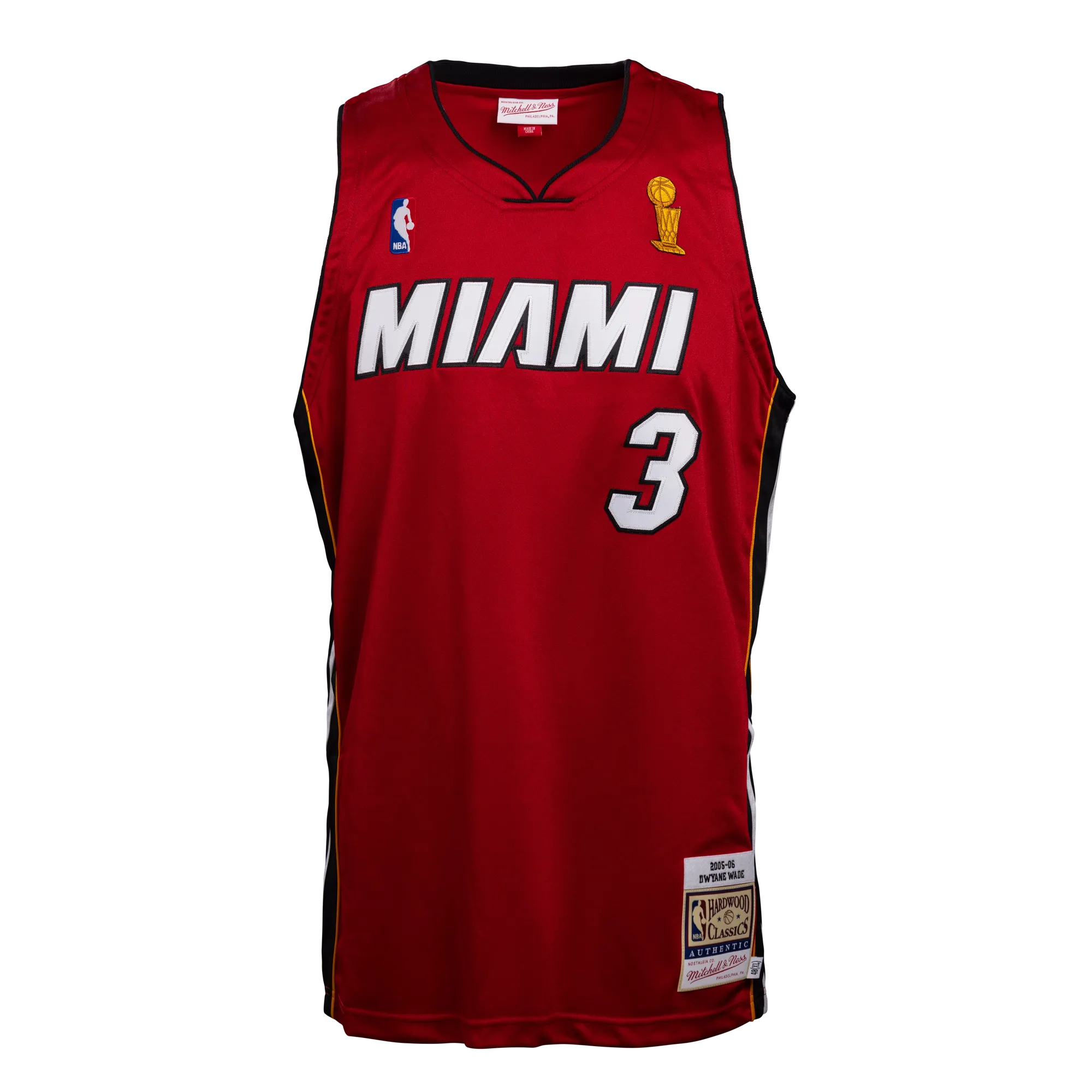 Dwyane Wade Mitchell and Ness Miami HEAT 2005-06 Authentic Jersey - HOF Edition