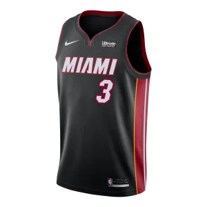Dwyane Wade Nike Miami HEAT Icon Black Swingman Jersey