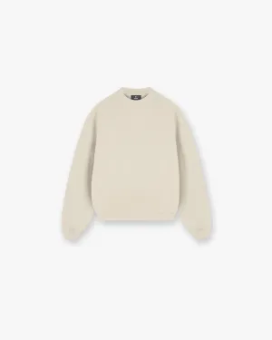 Initial V Notch Sweater - Storm