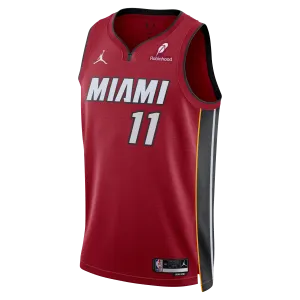 Jaime Jaquez Jr. Nike Jordan Brand Miami HEAT Statement Red Swingman Jersey