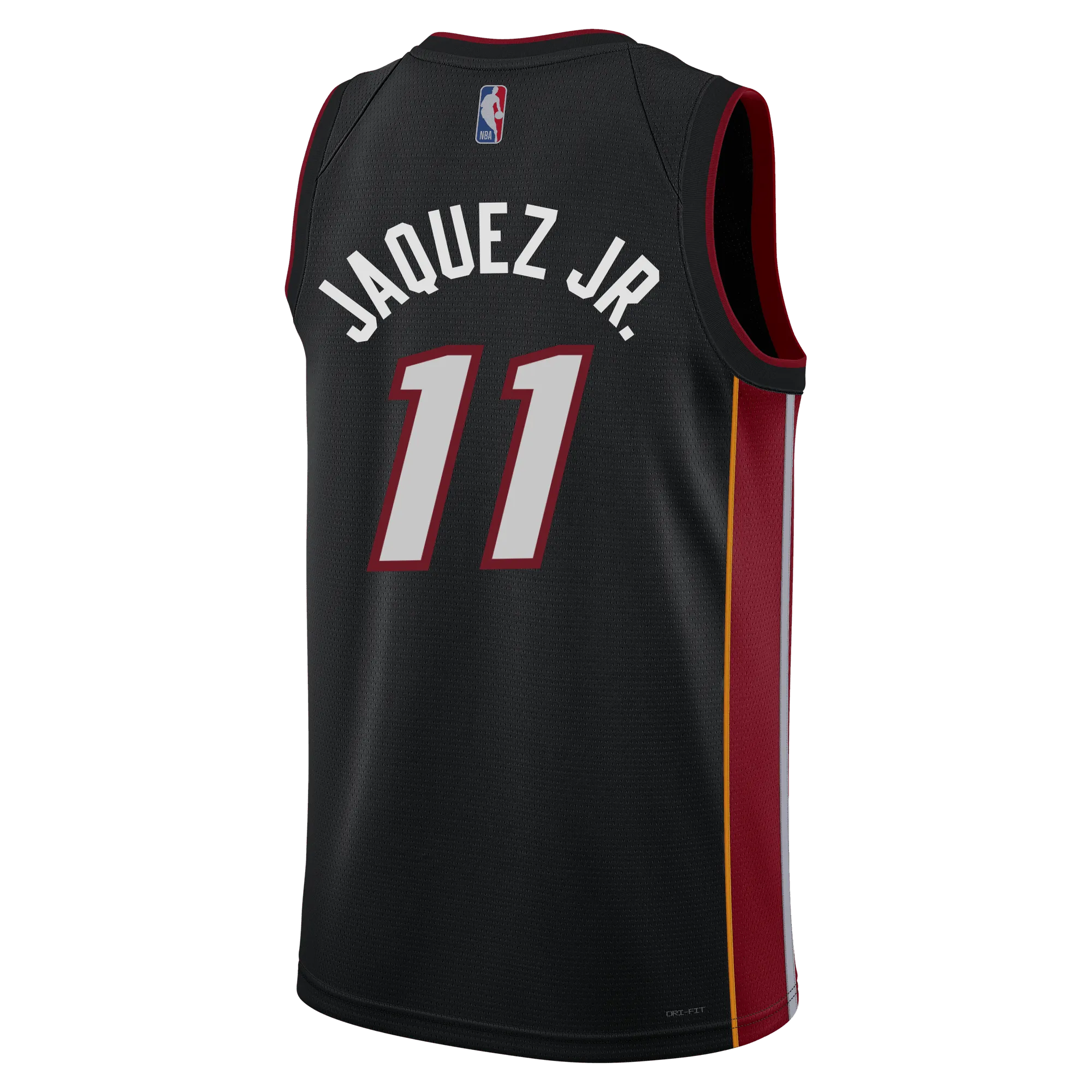 Jaime Jaquez Jr. Nike Miami HEAT Icon Black Swingman Jersey