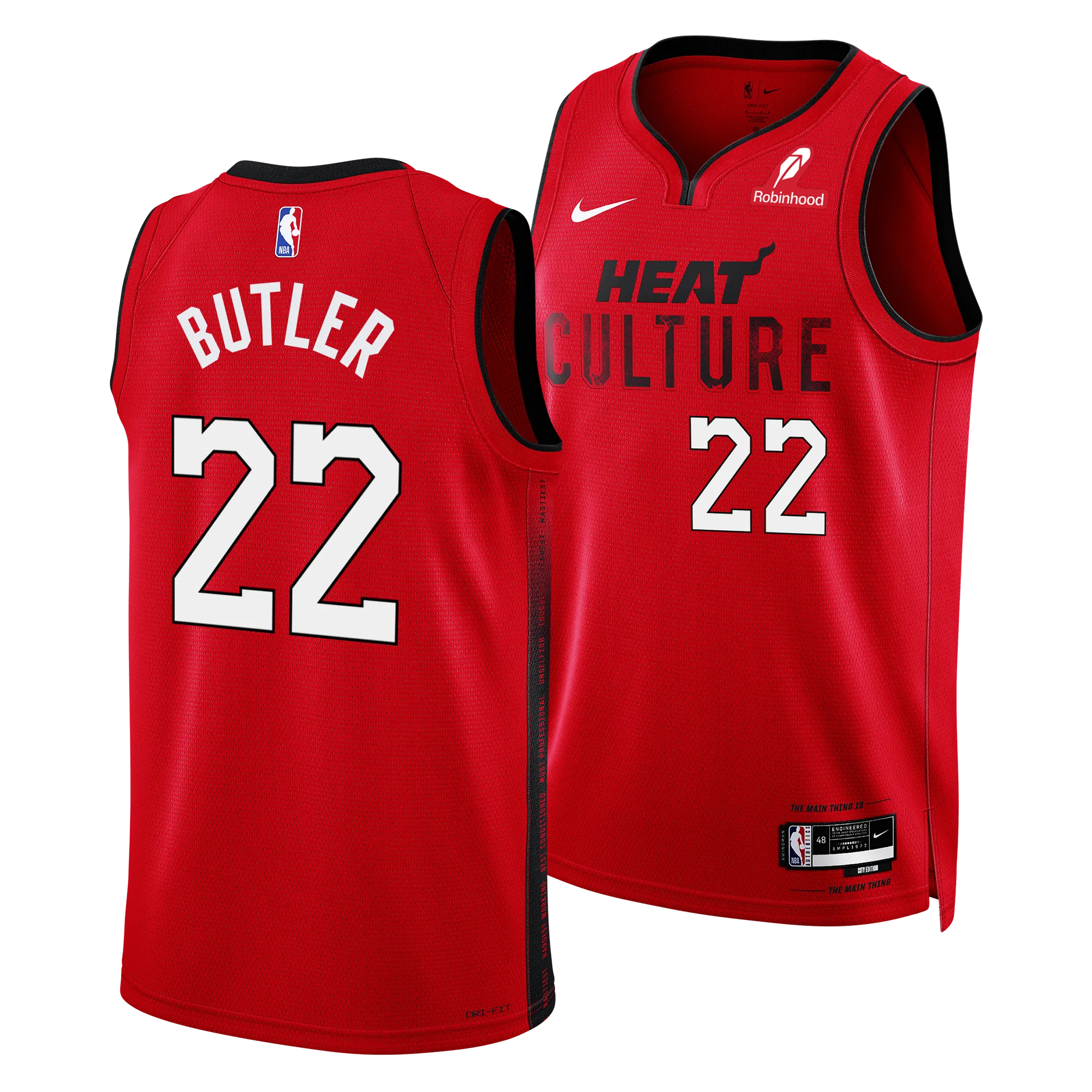 Jimmy Butler Nike HEAT Culture: Blood Red Swingman Jersey