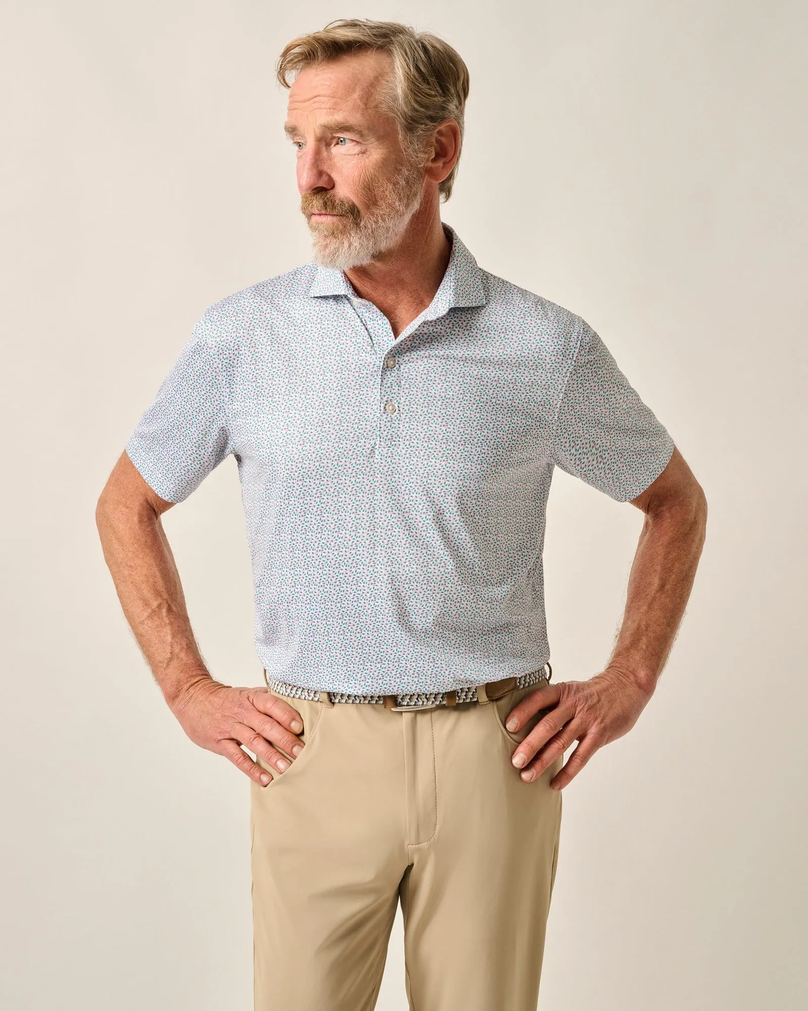 Johnnie-O Men's Performance Springwood Jersey Polo