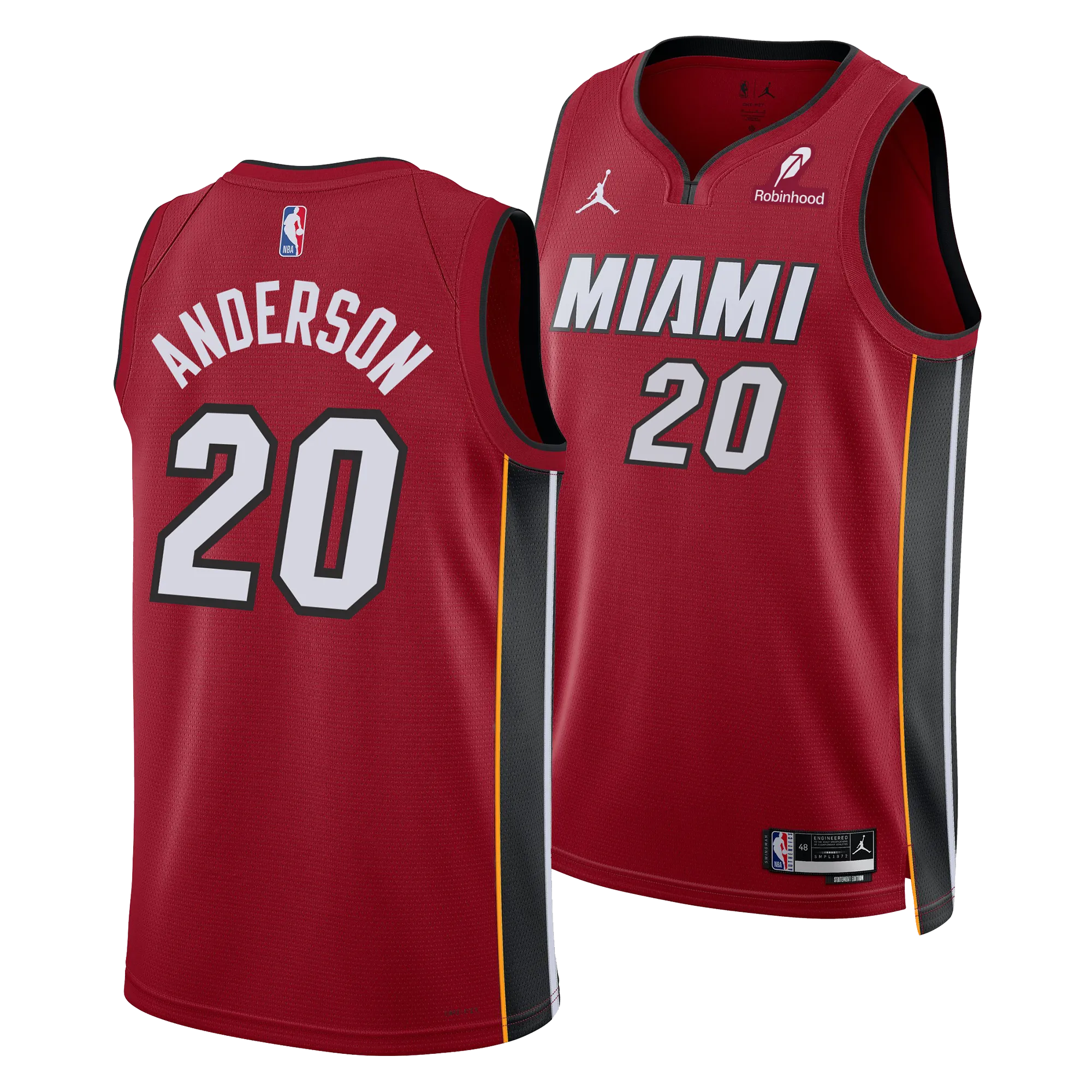 Kyle Anderson Nike Jordan Brand Miami HEAT Statement Red Swingman Jersey