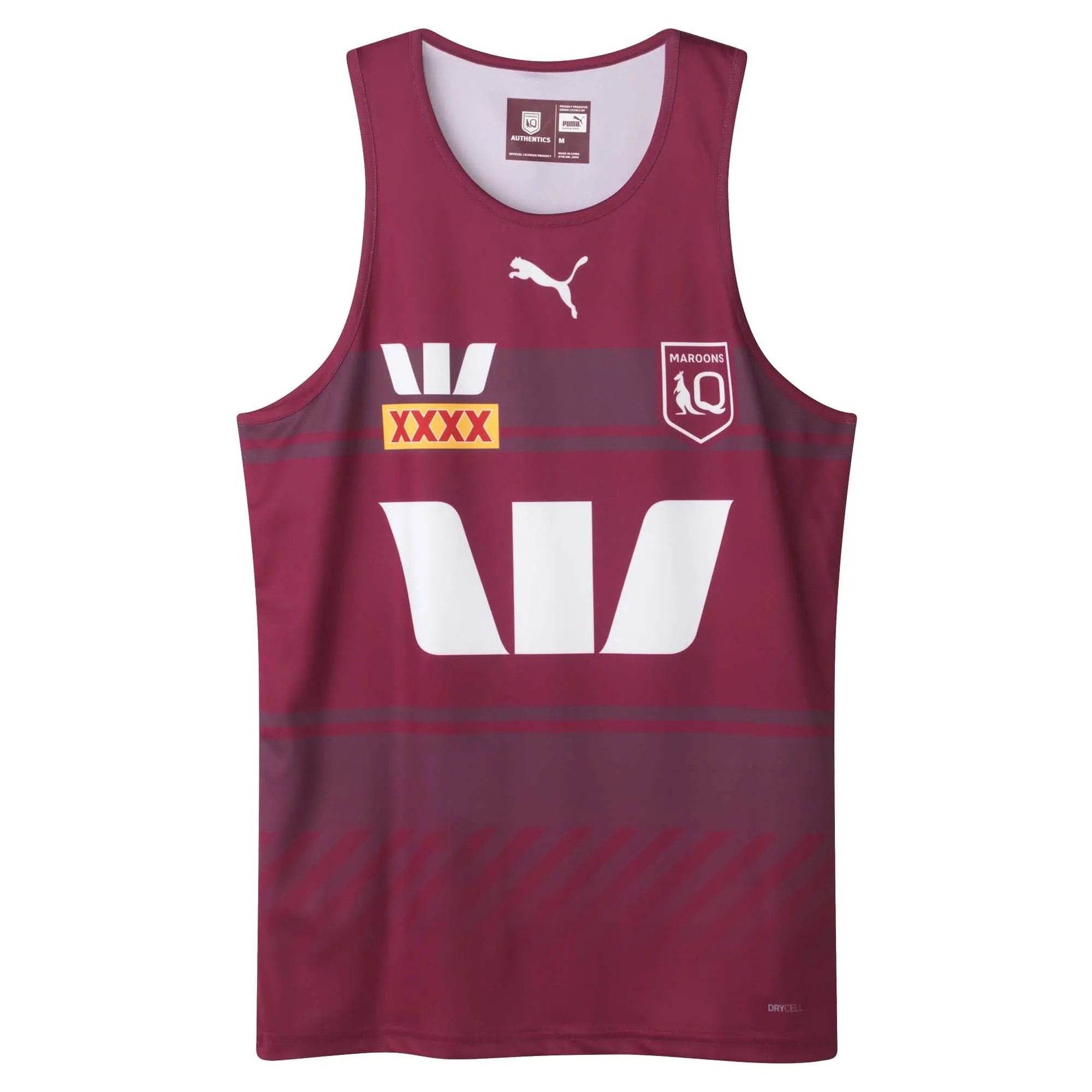 Men's State Of Origin Queensland Maroons 2025 Training Singlet