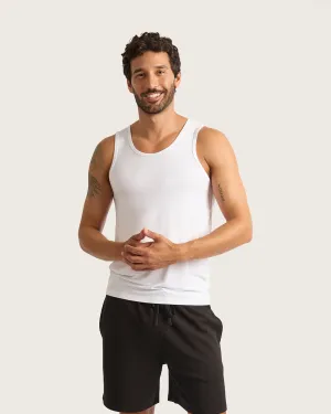 Men's Tank Top - White