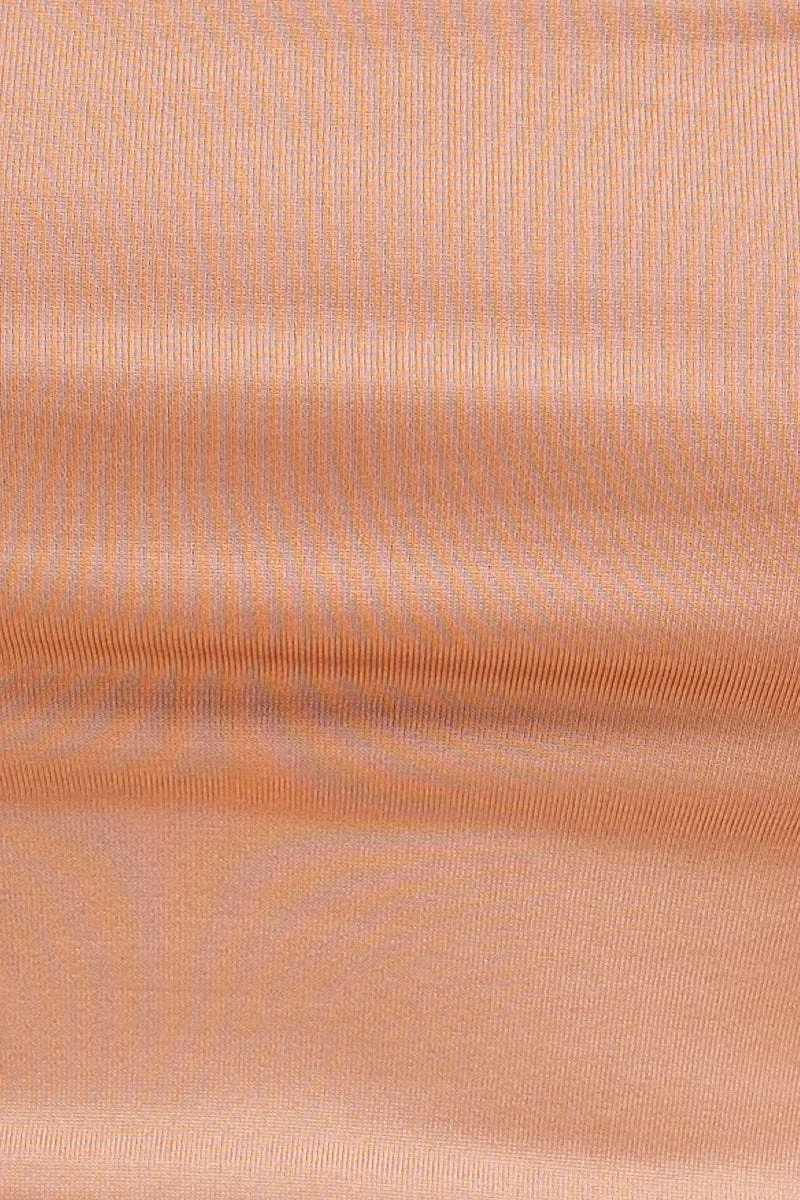 Pink Crop Cami Top Scoop Neck Sleeveless Thin Strap