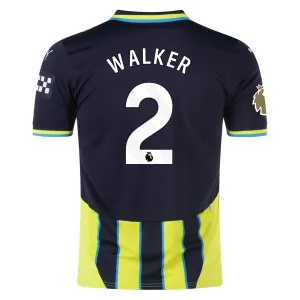 Puma Manchester City Kyle Walker Away Jersey w/ EPL   Club World Cup Patch 24/25 (New Navy/Yellow Glow)