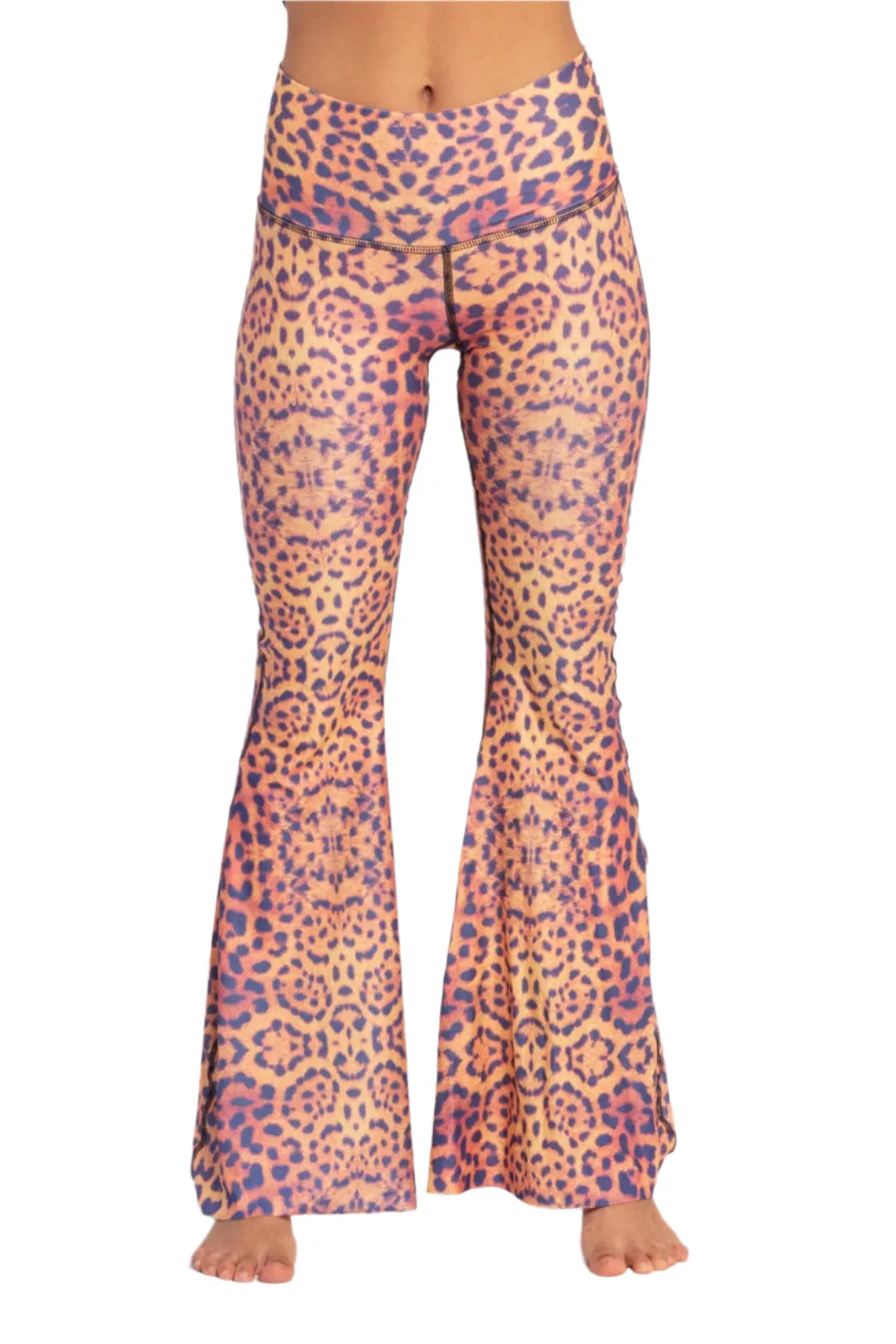 Purple Awakening Crop Bell Bottom