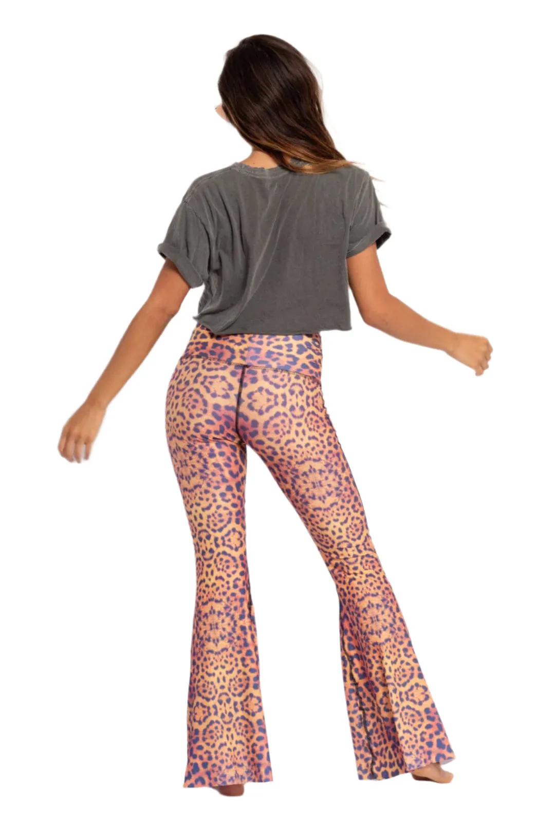 Purple Awakening Crop Bell Bottom