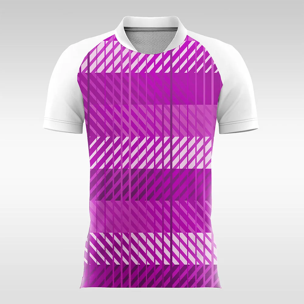 Purple-Ribbon-Men’s Sublimated Soccer Jersey