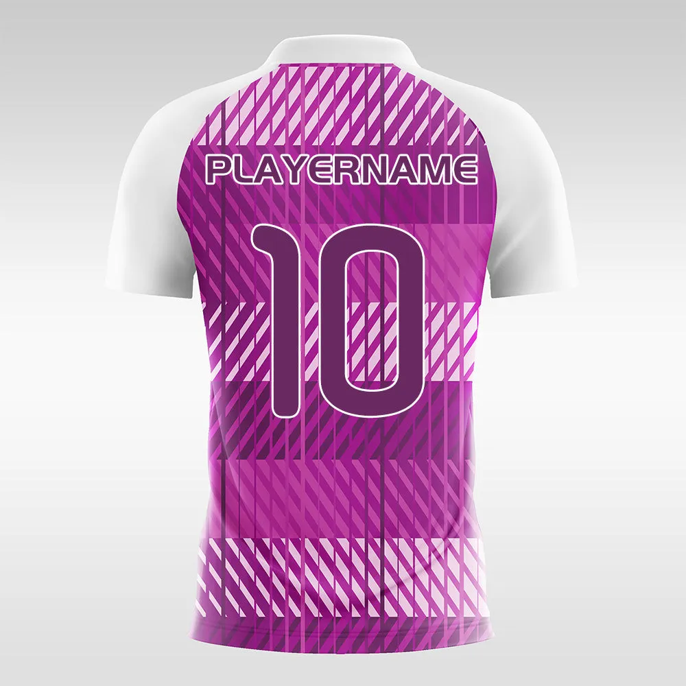 Purple-Ribbon-Men’s Sublimated Soccer Jersey