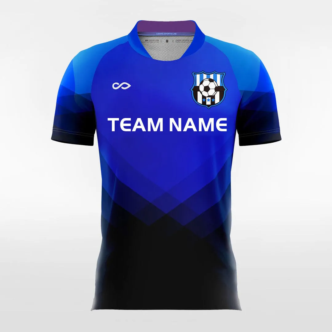 Rocky Mountains - Customized Men's Sublimated Soccer Jersey - Fluorescent
