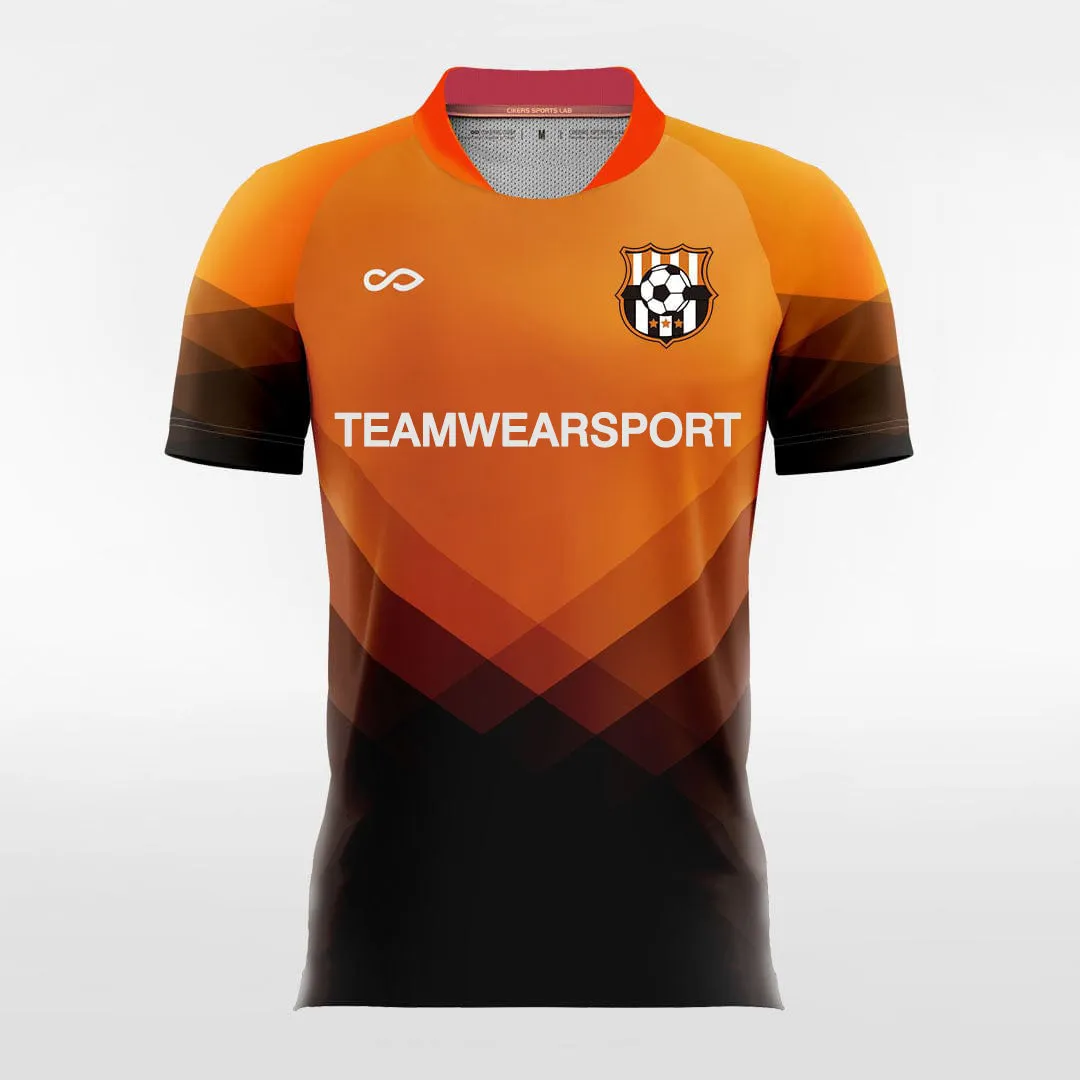 Rocky Mountains - Customized Men's Sublimated Soccer Jersey - Fluorescent