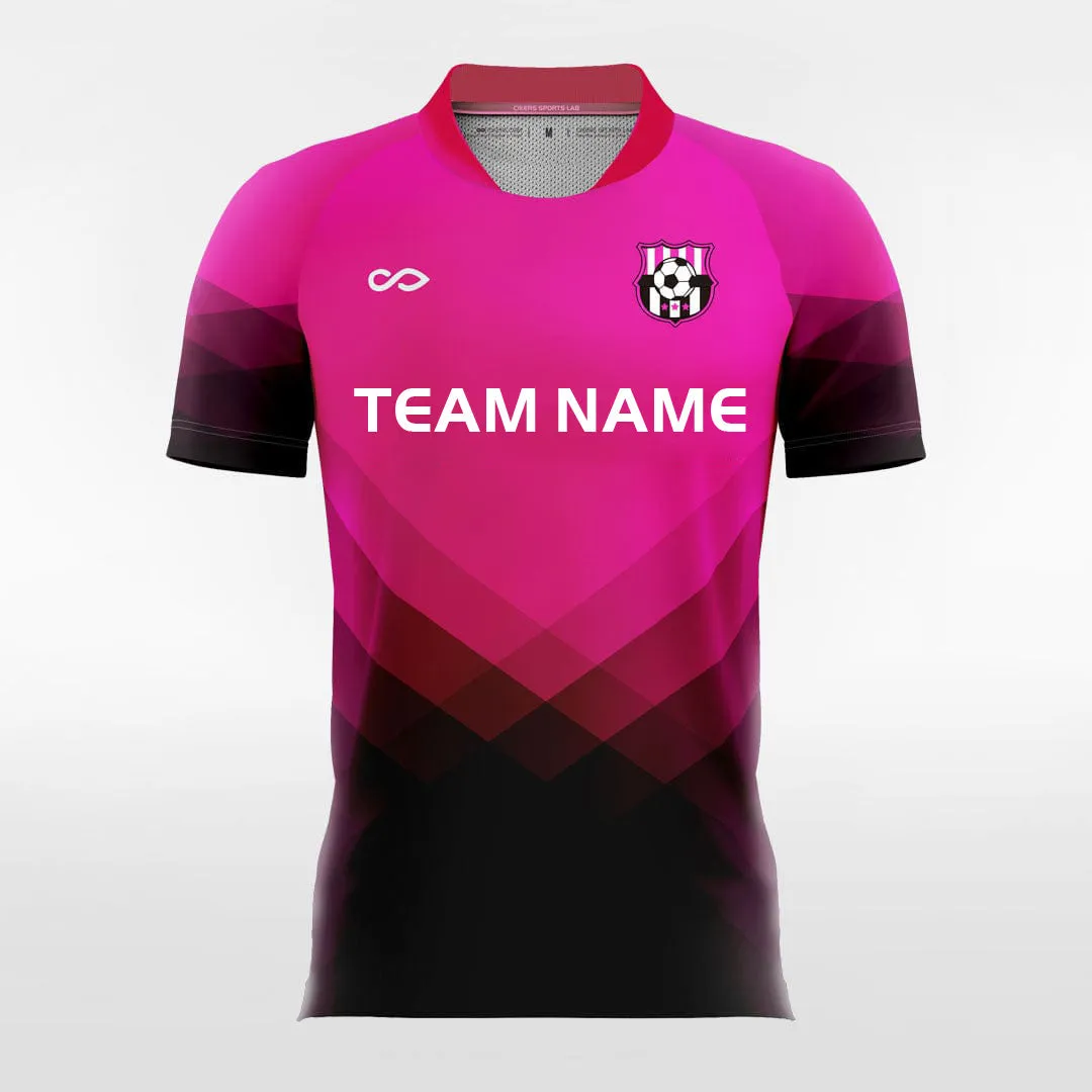 Rocky Mountains - Customized Men's Sublimated Soccer Jersey - Fluorescent