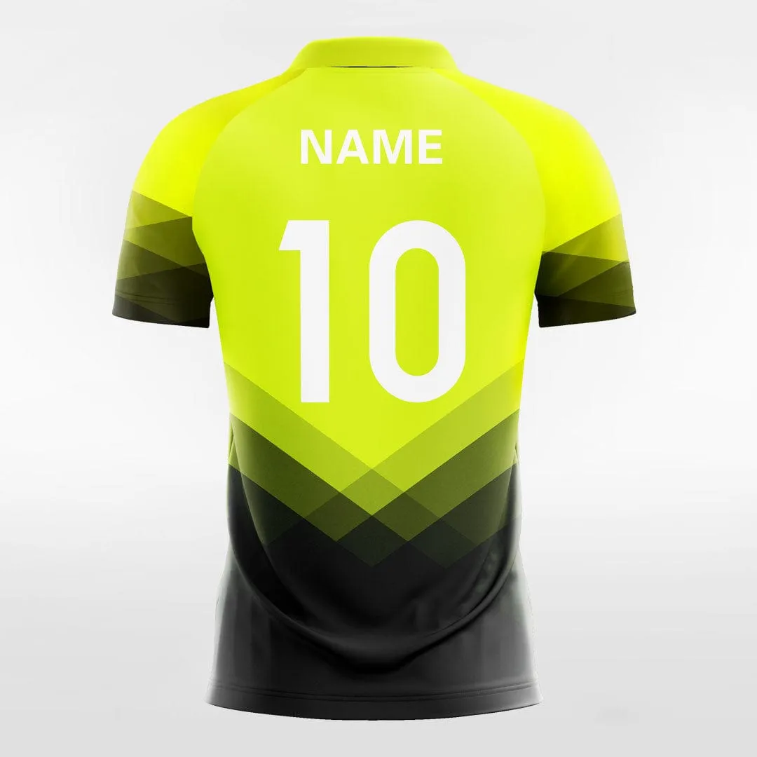 Rocky Mountains - Customized Men's Sublimated Soccer Jersey - Fluorescent