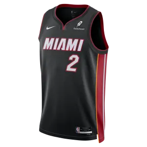 Terry Rozier III Nike Miami HEAT Icon Black Swingman Jersey
